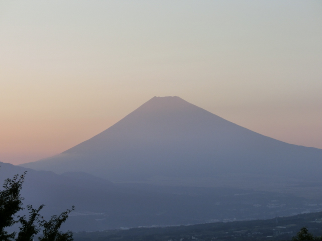分譲地内からの眺望 富士山