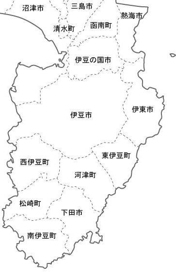 伊豆半島地図